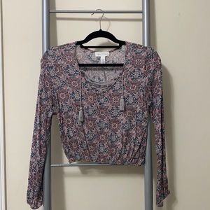 Full Tilt Floral crop top